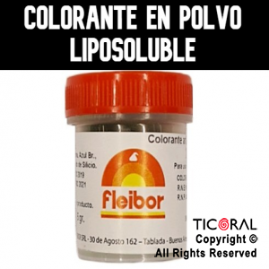 F.COLORANTE POLVO LIPOSOLUBLE NEGRO 5GR x 4